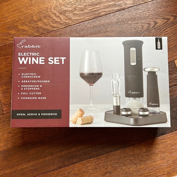 RABBIT Kitchen Rabbit Electric Wine Set Poshmark